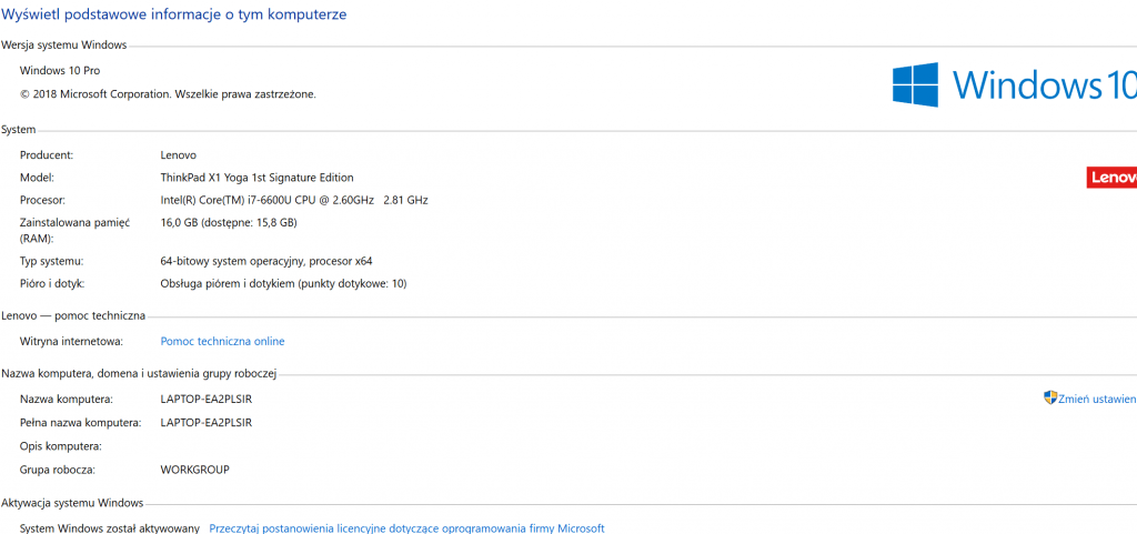 Recenzja Lenovo Thinkpad X1 Yoga. Ten sprzęt pokazuje, że Chińczycy wiedzą co robią 20 o-komputerze