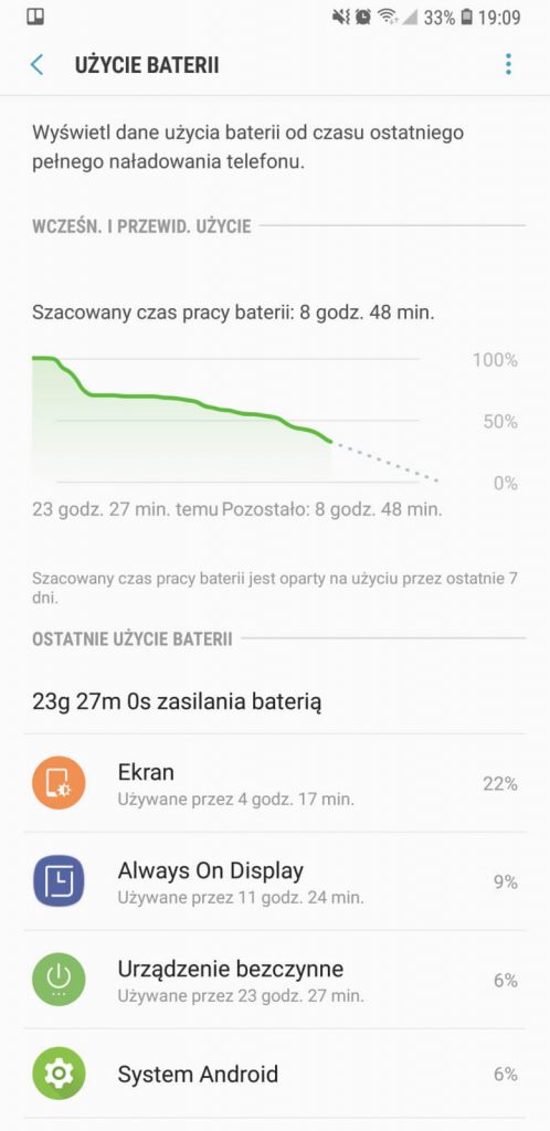 Recenzja Samsung Galaxy A7 (2018) - test możliwości samsungowej hatterii 28 Samsung Galaxy A7 benchmarki