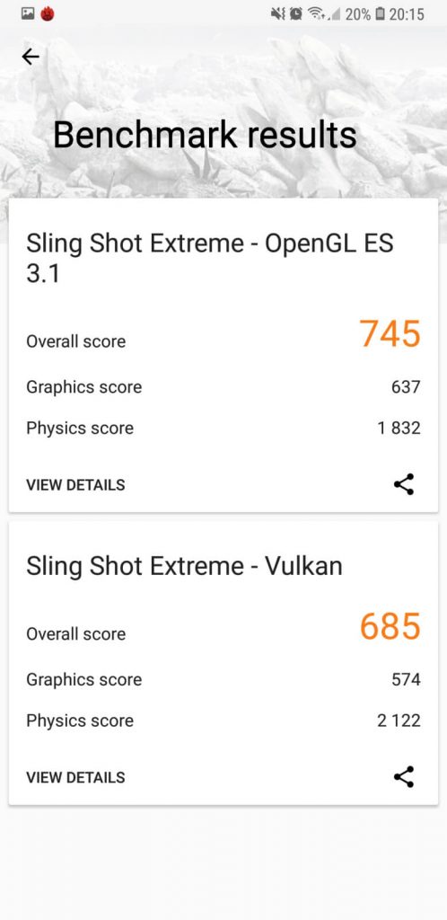Recenzja Samsung Galaxy A7 (2018) - test możliwości samsungowej hatterii 23 Samsung Galaxy A7 benchmarki
