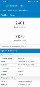 OnePlus 6T jest tylko ewolucją. I to bardzo delikatną... 21 oneplus 6t geekbench