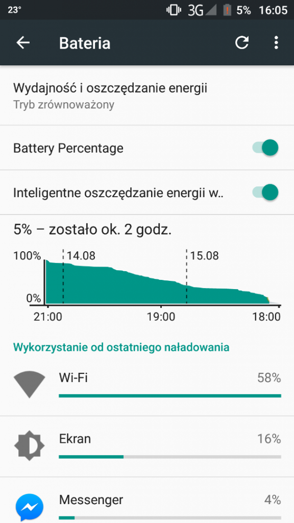 Recenzja UMi Plus E: smartfona z 6GB pamięci RAM 23 UMi Plus E