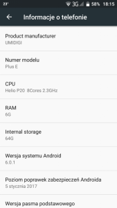 Recenzja UMi Plus E: smartfona z 6GB pamięci RAM 48 UMi Plus E