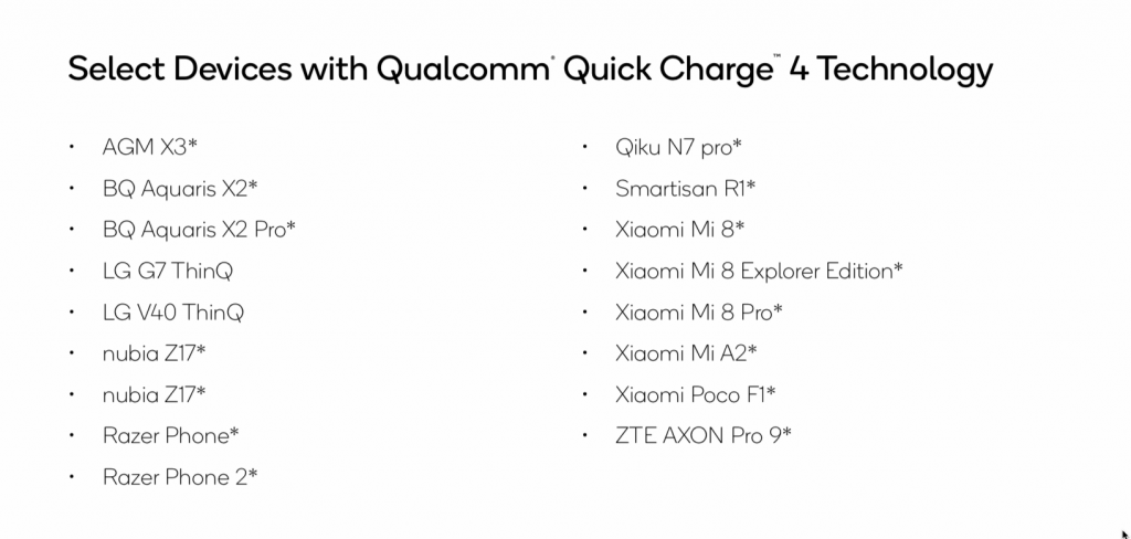 POCOPHONE F1 wspiera Quick Charge 4.0. Potwierdza to certyfikacja Qualcomma! 11 pocophone f1 quick charge 4 (1)