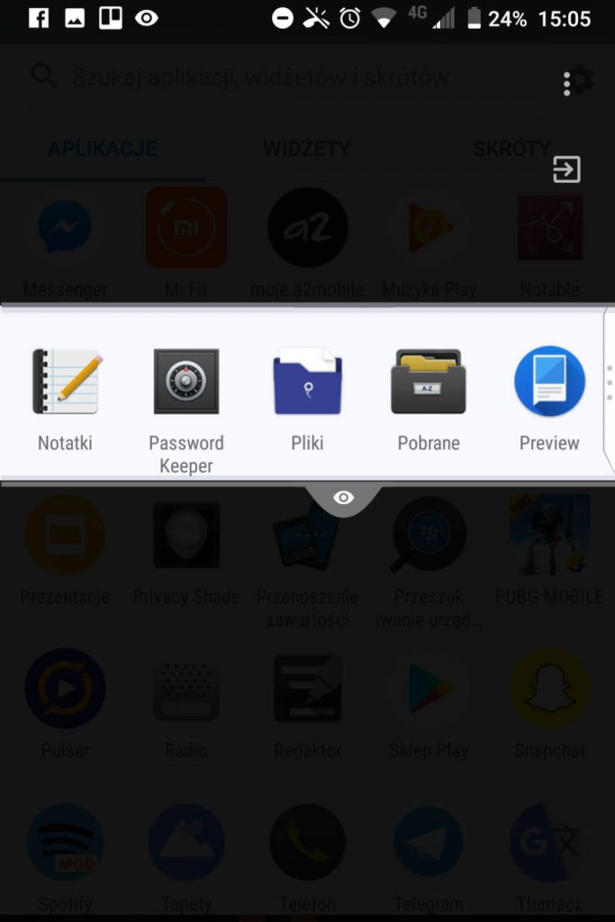 Recenzja BlackBerry KEY2 LE - tańszej jeżynki z klawiaturą 25 BlackBerry KEY2 LE