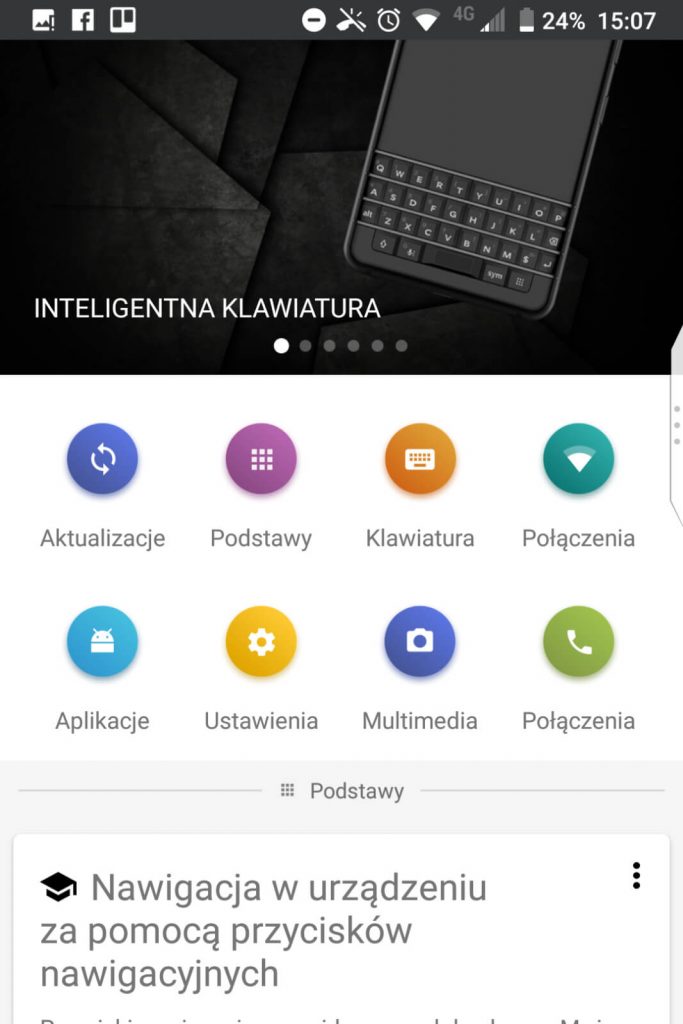Recenzja BlackBerry KEY2 LE - tańszej jeżynki z klawiaturą 26 BlackBerry KEY2 LE
