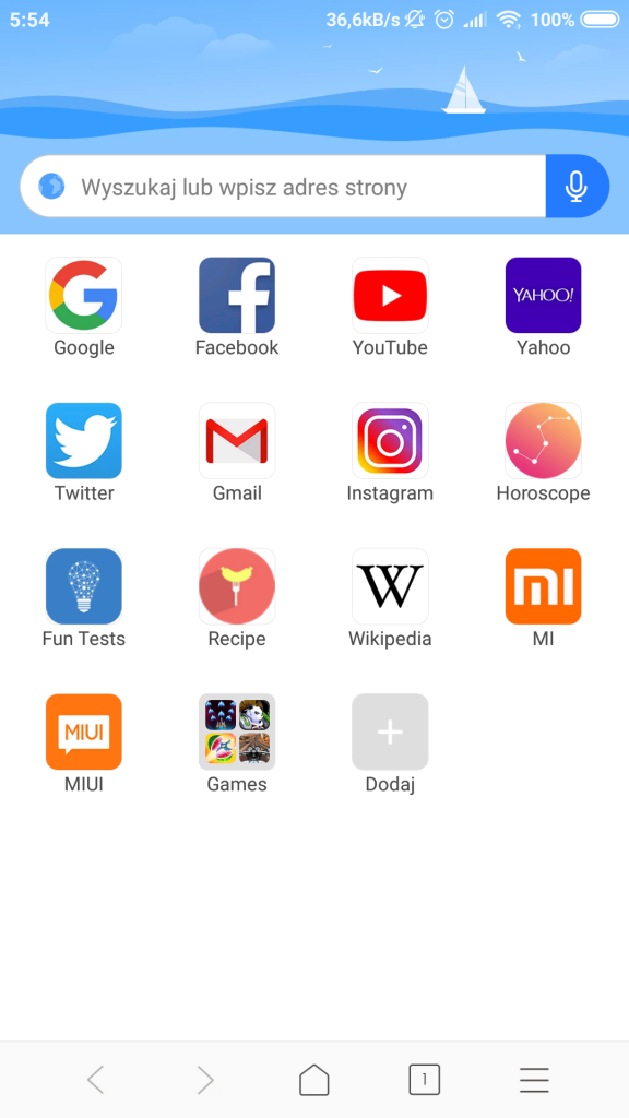 Przeglądarka Xiaomi Mint trafiła do Sklepu Play