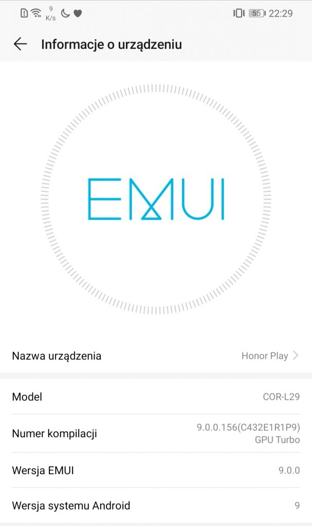 Aktualizacja Honor Play do EMUI 9 i Android Pie już jest! 12 honor play emui 9 andorid pie 2