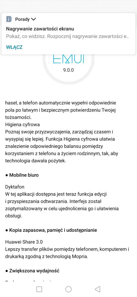Aktualizacja Honor Play do EMUI 9 i Android Pie już jest! 14 honor play emui 9 andorid pie 4