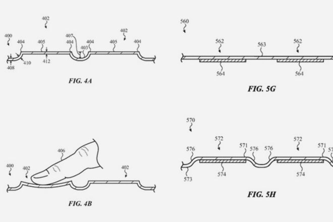 MacBook touch keyboard patent