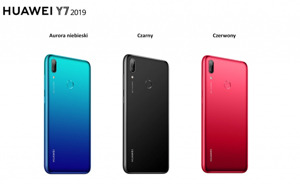 Huawei wprowadza na polski rynek nowe smartfony z serii Y 2019 11 huawei y7 2019