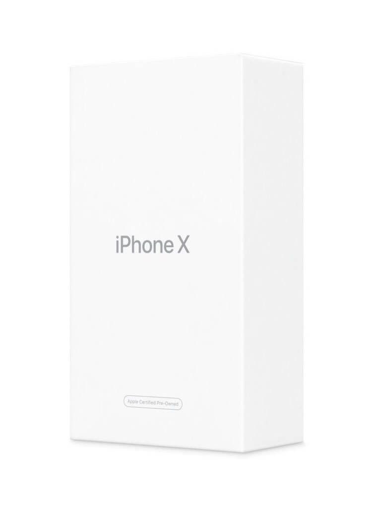 Odnowiony iPhone X w niższych cenach pojawia się w ofercie Apple 12 iPhoen X pudełko