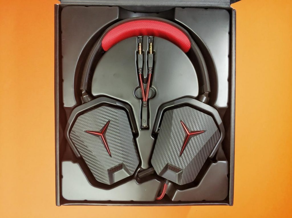 Recenzja tanich słuchawek gamingowych Lenovo Legion Y Gaming Headset 13 LENOVO LEGION Y GAMING HEADSET (8)