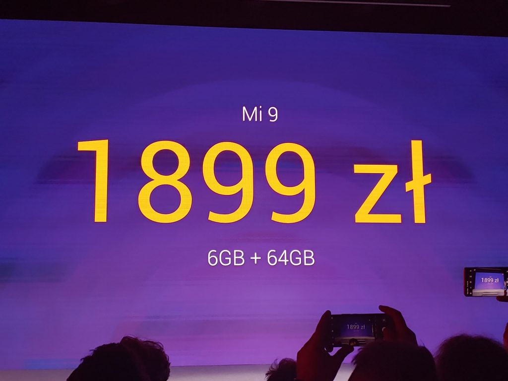 Xiaomi Mi 9 premiera Polska