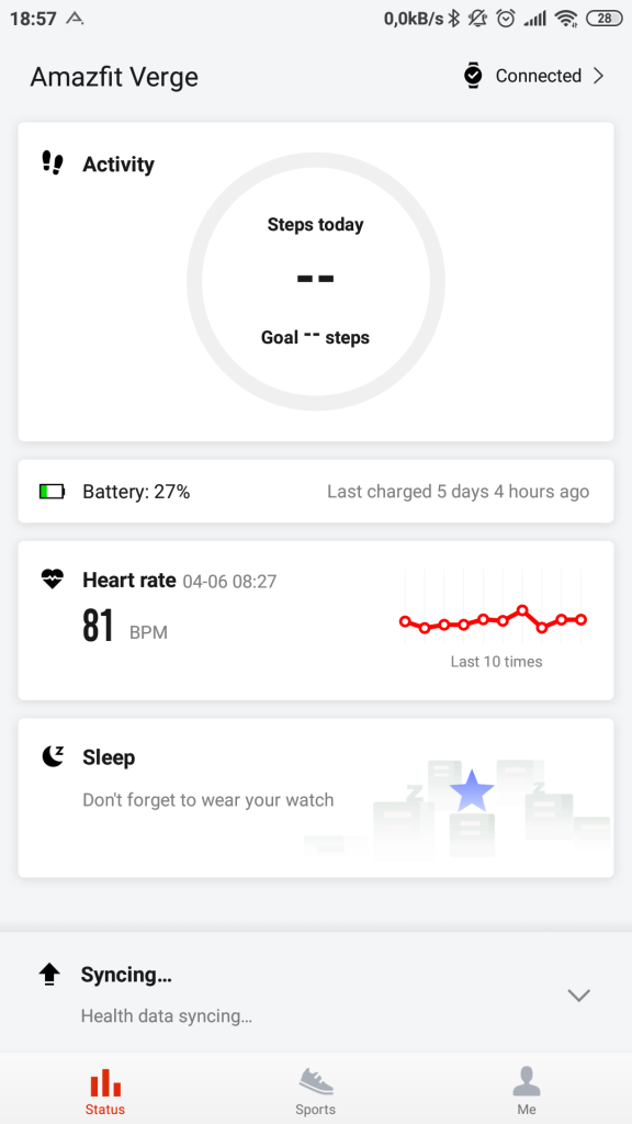 Amazfit Verge vs Amazfit Stratos - porównanie inteligentnych zegarków dla aktywnych 19 Amazfit Verge vs Amazfit Stratos - porównanie inteligentnych zegarków dla aktywnych