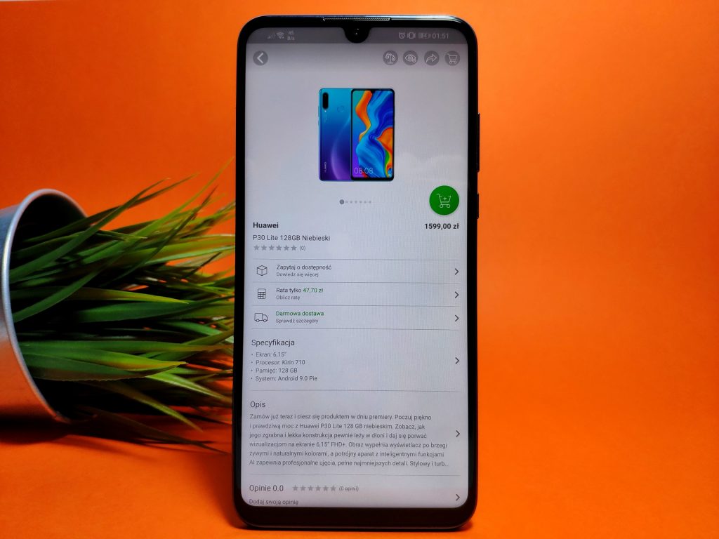 Recenzja Huawei P30 Lite, naprawdę pięknego smartfonu, który zadowoli większość użytkowników, ale jeszcze nie teraz... 22 huawei p30 lite
