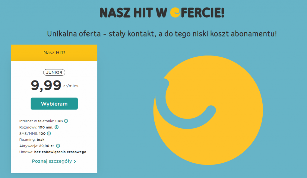 UPC poszerza swoją działalność i próbuje swoich sił jako operator komórkowy! 11 plan taryfowy junior