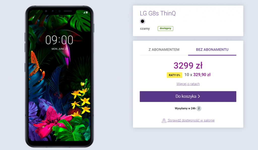 Polska cena LG G8s ThinQ przestała być tajemnicą. Jest naprawdę nieźle 11 Polska cena LG G8s ThinQ przestała być tajemnicą. Jest naprawdę nieźle