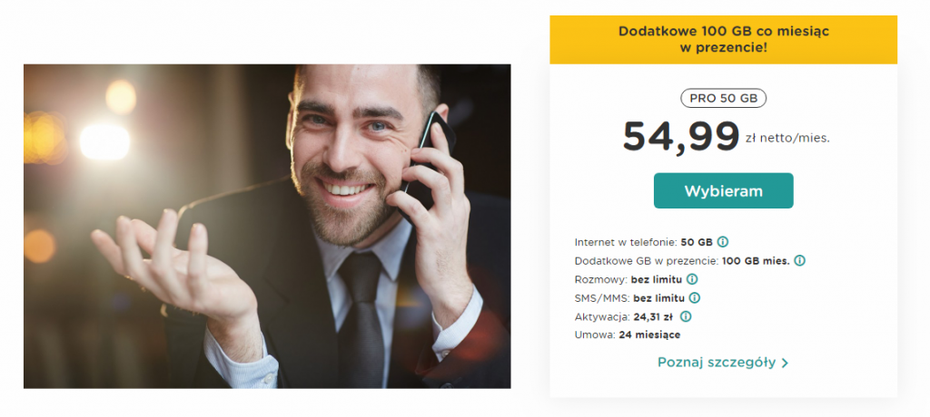 UPC poszerza swoją działalność i próbuje swoich sił jako operator komórkowy! 14 plan pro 50 gb