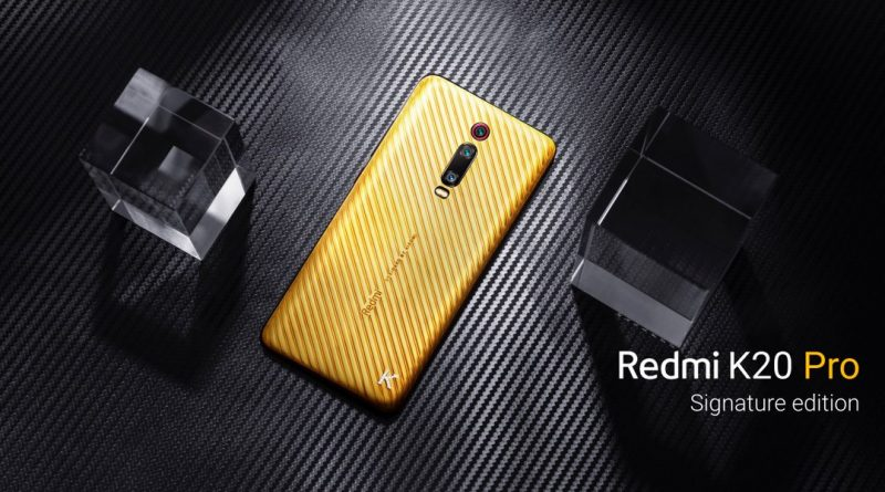 Chcecie smartfon z złotą obudową i diamentami? Poznajcie Redmi K20 Pro Singnature Edition