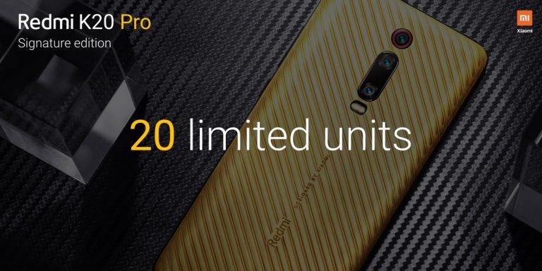 Chcecie smartfon z złotą obudową i diamentami? Poznajcie Redmi K20 Pro Singnature Edition