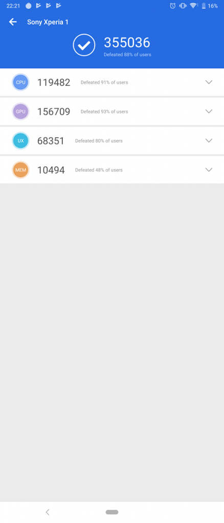 Recenzja smarfonu Sony Xperia 1, który wydaje się być absolutną klasą premium, ale to tylko złudzenie... 19 sony xperia 1 antutu