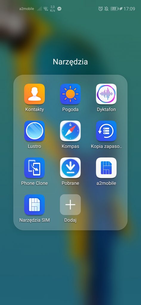 Recenzja fotograficznego Honora 20 Pro 23 aplikacje systemowe