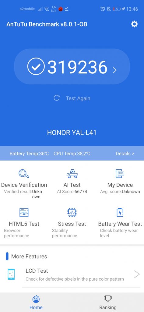 Recenzja fotograficznego Honora 20 Pro 31 antutu honor 20 pro