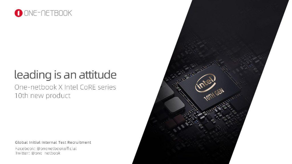 One Netbook pracuje nad mini laptopem z procesorem Intel Core 10. generacji 11 One Netbook pracuje nad mini laptopem z procesorem Intel Core 10. generacji