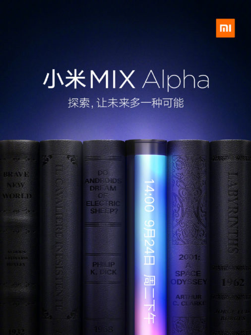 Nie Mi MIX 4, a Mi MIX Alpha zadebiutuje 24 września