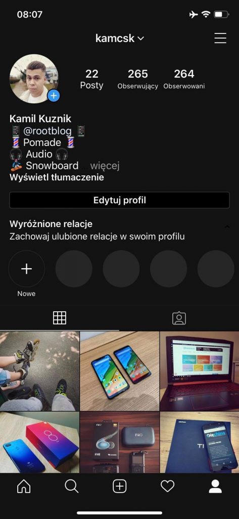 Ciemny motyw zawitał także w Instagramie. Niestety, ale nie u wszystkich użytkowników 12 Ciemny motyw zawitał także w Instagramie. Niestety, ale nie u wszystkich użytkowników