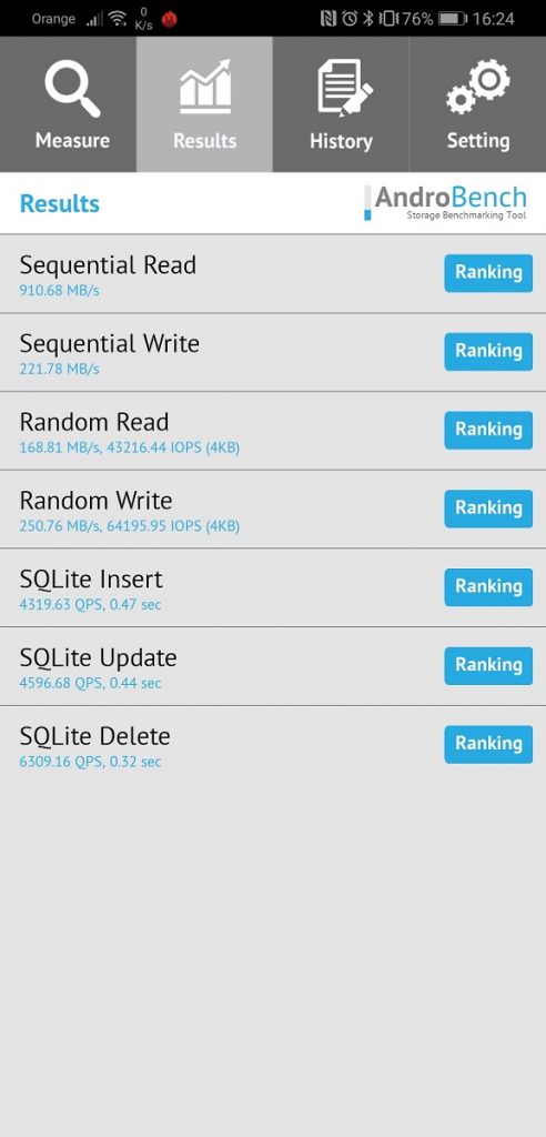 Recenzja Huawei Mate 20X 5G, czyli naprawdę wielkiego smartfonu! 22 Huawei Mate 20X 5G Androbench