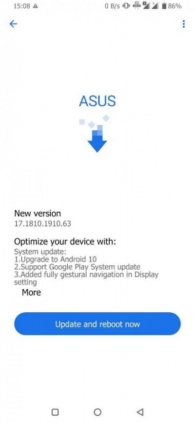 ASUS ZenFone 6 otrzymuje aktualizację do Androida 10