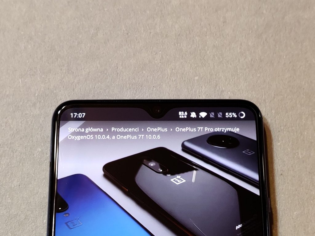 OnePlus 7T sprawdzony! Tak powinna wyglądać siódemka 18 oneplus 7t front góra