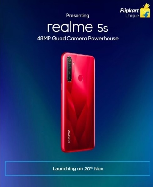 Realme 5s oficjalnie zadebiutuje 20 listopada