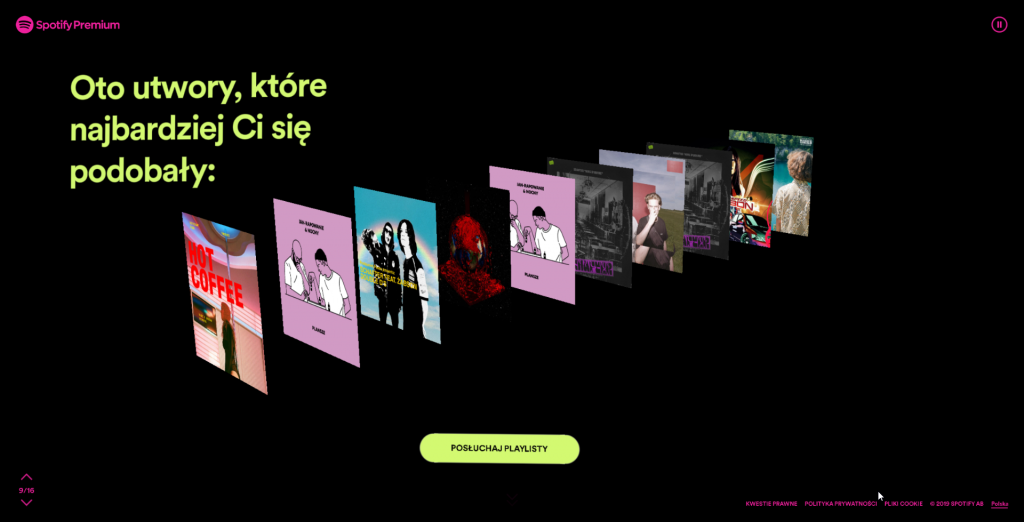 Spotify Wrapped 2019 to nie tylko podsumowanie bieżącego roku ale również dekady! 19 Spotify Wrapped 2019 to nie tylko podsumowanie bieżącego roku ale również dekady!