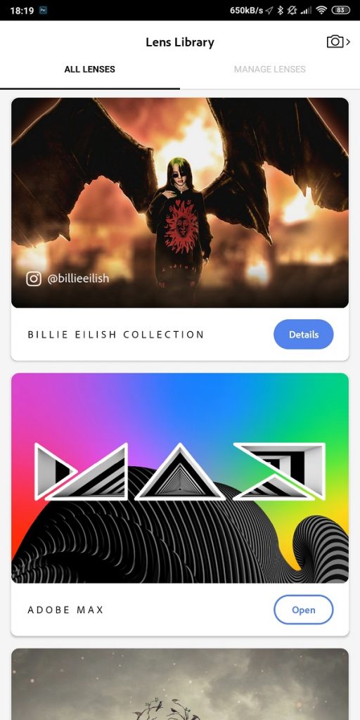 Adobe Photoshop Camera to świetna aplikacja do robienia zdjęć na social media! 12 Adobe Photoshop Camera