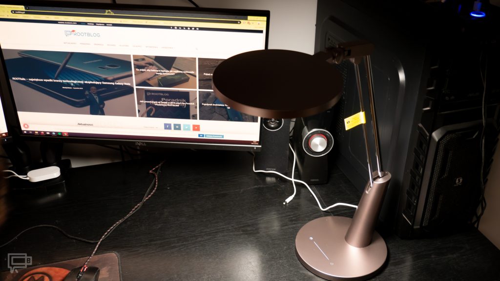 Smart Home z ROOTBLOG: inteligentne oświetlenie domu Yeelight 13 yeelight serene pro biurko rootblog