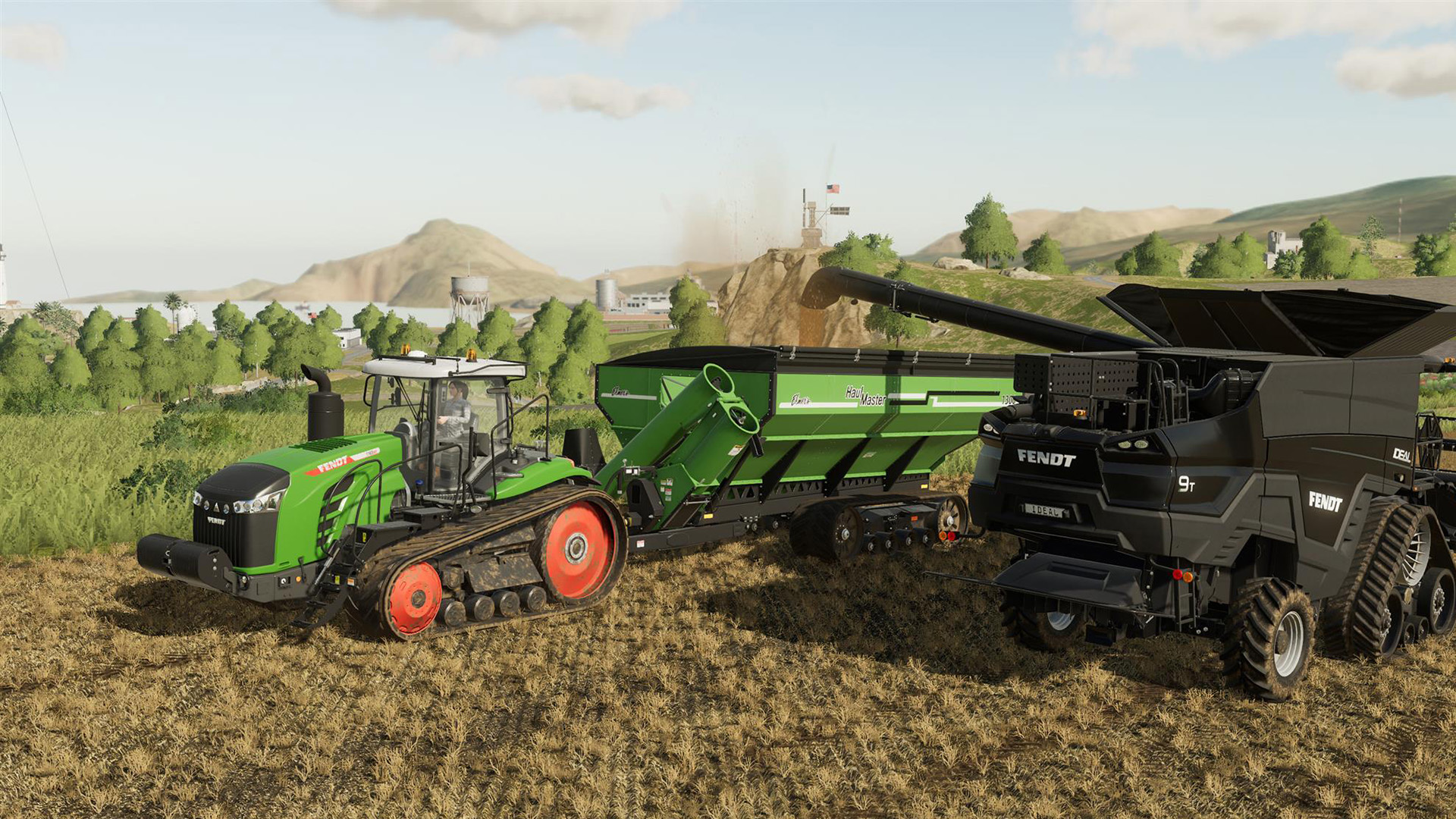 Farming simulator 19 как погрузить жатку на прицеп