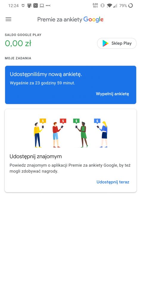 Google Opinion Rewards w Polsce, czyli pieniądze do zgarnięcia!