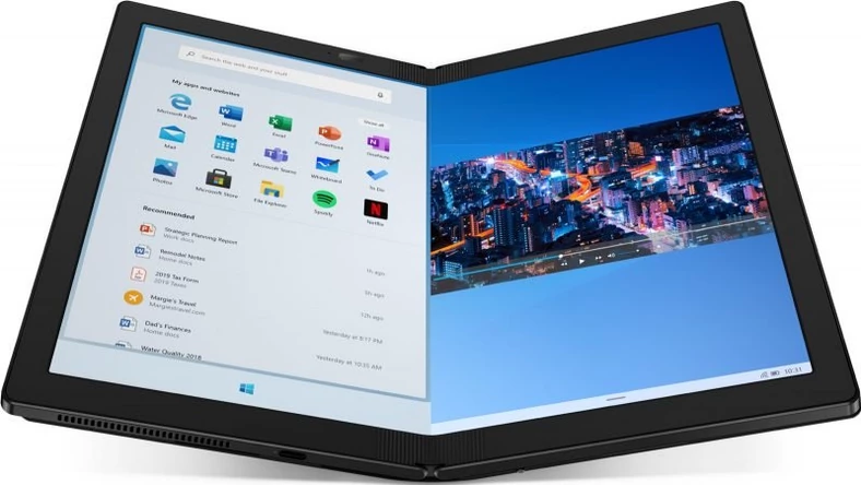 Lenovo ThinkPad X1 Fold czyli pierwszy składany komputer zaprezentowany na CES 2020