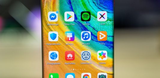 huawei mate 30 pro front aplikacje