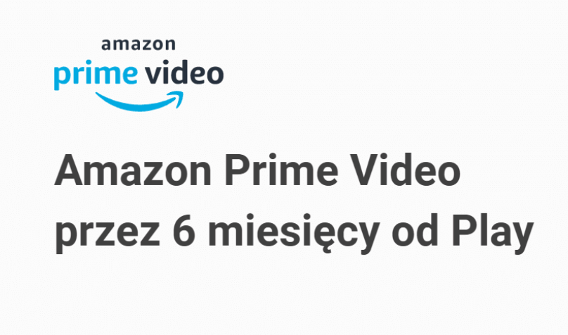 Darmowe 6 miesięcy Amazon Prime Video od PLAY!