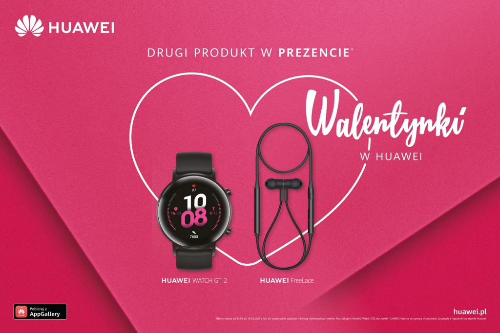 Walentynkowa promocja od Huawei. Kup jedno urządzenie, a drugie otrzymasz w prezencie! 12 Walentynkowa promocja od Huawei. Kup jedno urządzenie, a drugie otrzymasz w prezencie!