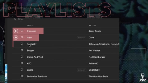 KFC oszukało system i reklamowało się w Spotify Premium 11 KFC oszukało system i reklamowało się w Spotify Premium