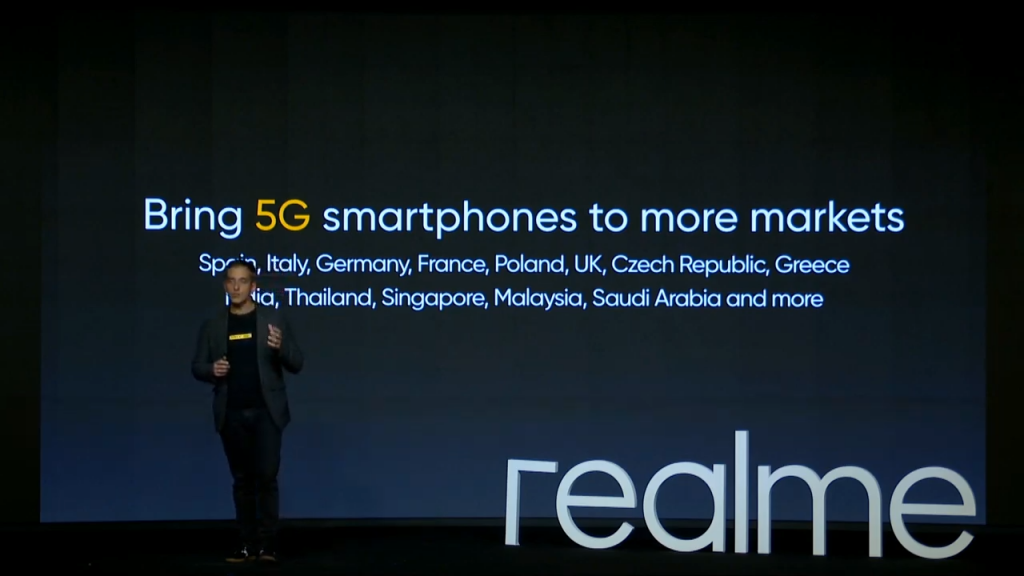 Realme w tym roku zaprezentuje przynajmniej pięć smartfonów z 5G