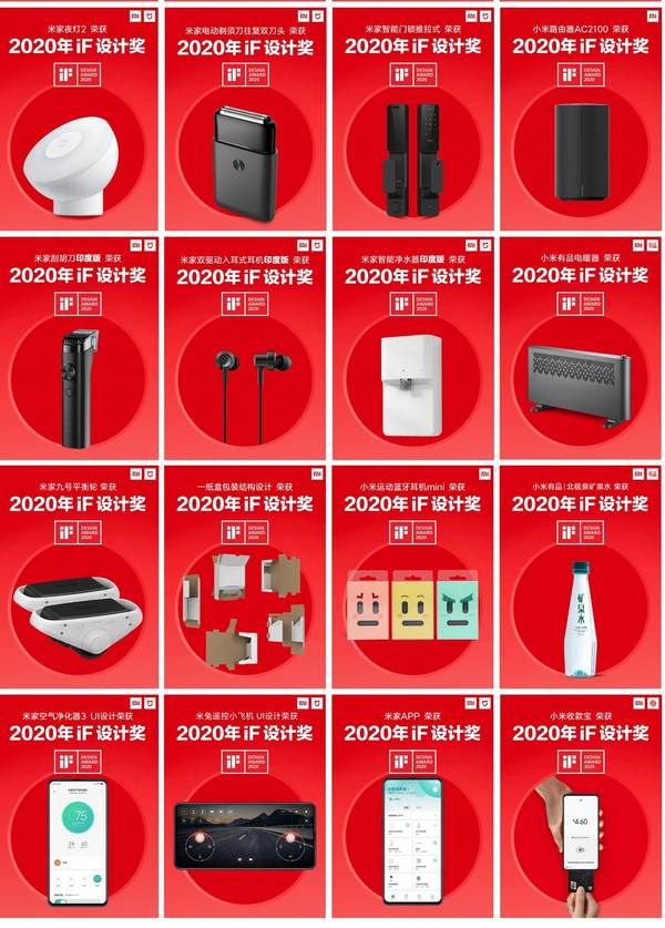 Xiaomi zdobyło aż 33 nagrody na iF Design Award 2020
