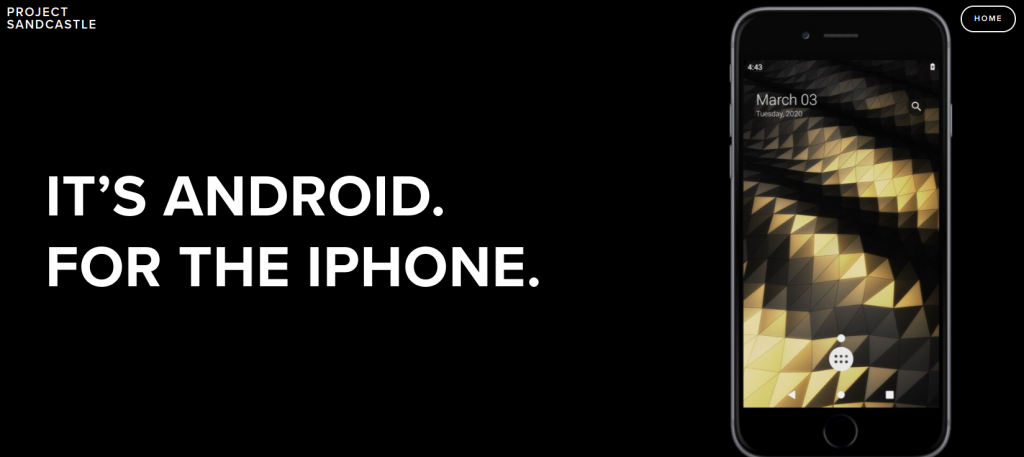 Android na iPhone'a już jest! Poznajcie Project Sandcastle
