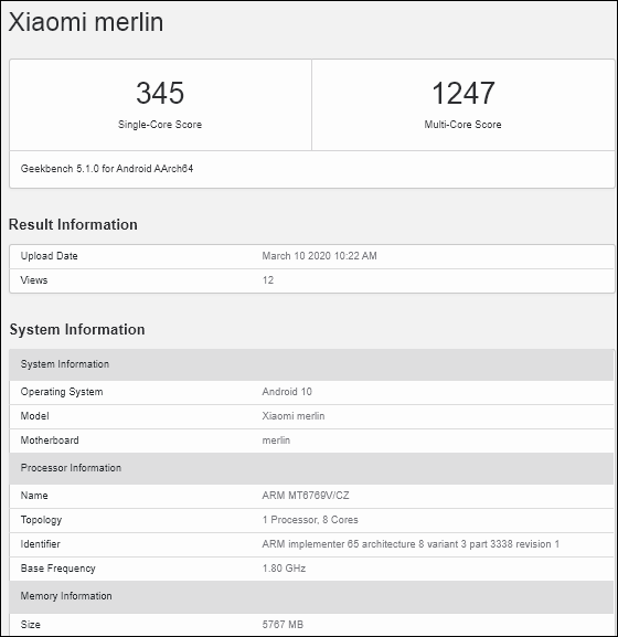 Redmi Note 9 oraz Redmi Note 9 Pro odnalezione w Geekbench. Co wiemy o tych urządzeniach? 12 Redmi Note 9 oraz Redmi Note 9 Pro odnalezione w Geekbench. Co wiemy o tych urządzeniach?