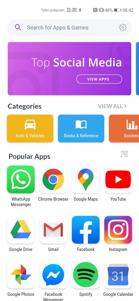MoreApps rozwiązuje problem braku aplikacji w AppGallery. Korzystanie z nowych smartfonów Huawei staje się zdecydowanie przyjemniejsze!