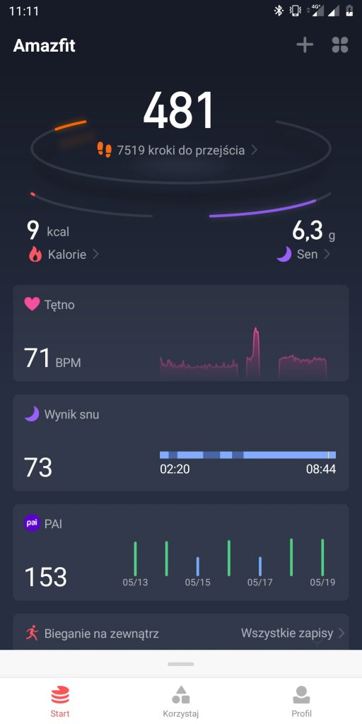 Recenzja zegarka Amazfit GTS - Mi Band na sterydach, czy może coś więcej? 24 Recenzja zegarka Amazfit GTS - Mi Band na sterydach, czy może coś więcej?